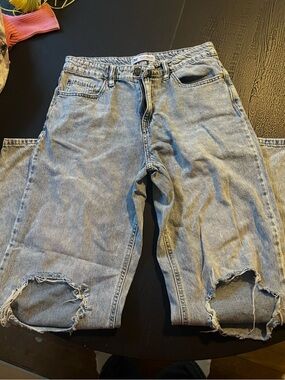 YMI Light Blue Distressed Relaxed Men’s Jeans